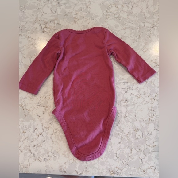 Floral and Solid Pink Baby Onesie Set - 3-6Months Carters - Picture 11 of 15